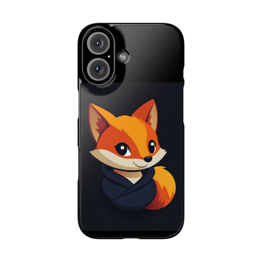 Cute Fox Snap Case for iPhone - Stylish Animal Design