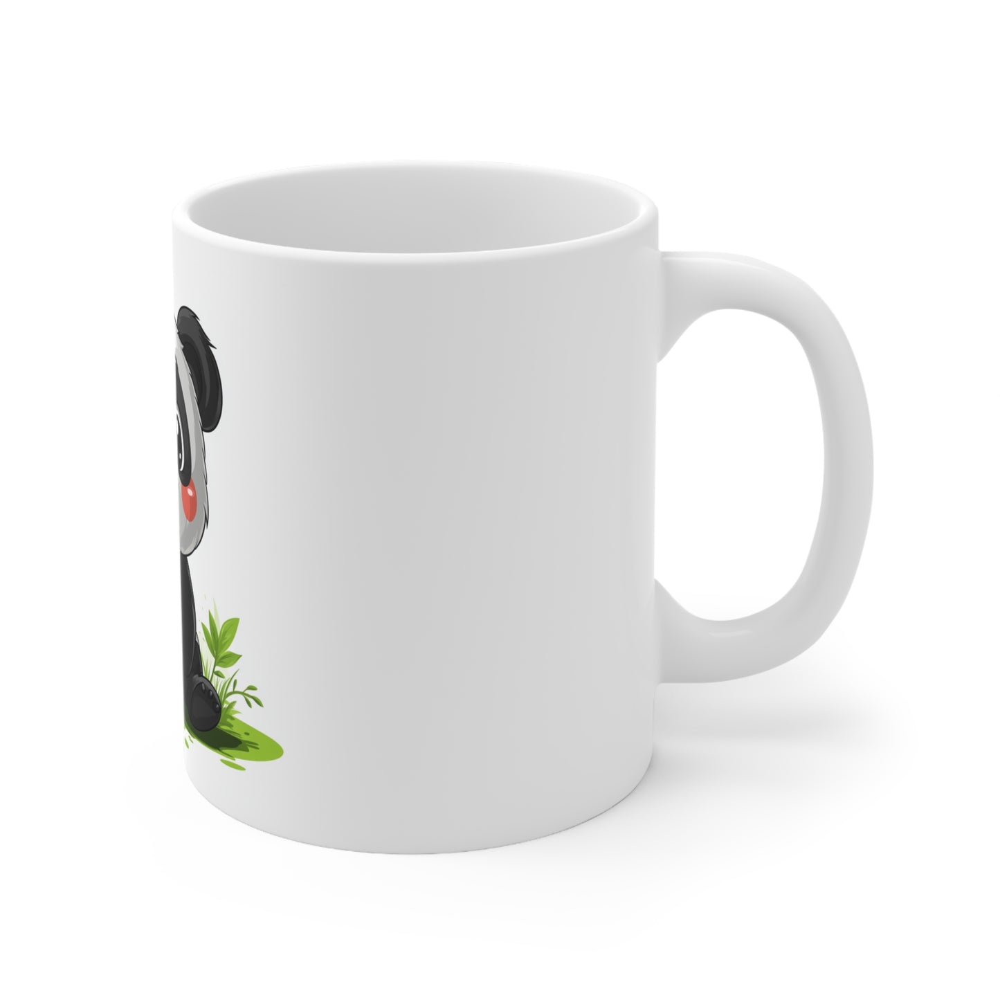Cute Adorable Panda Mug - 11oz White Ceramic Coffee Cup for Animal Lovers
